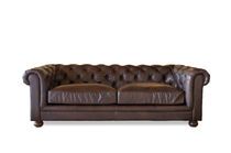 Grande divano Chesterfield in pelle